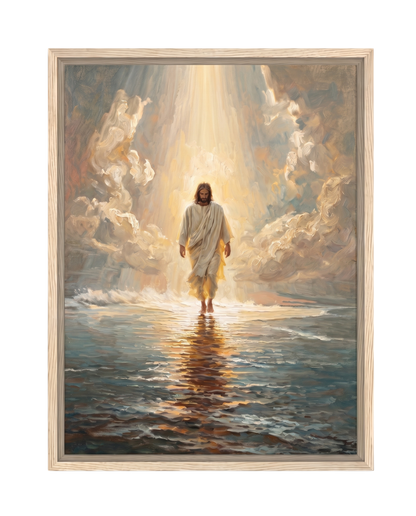 "Jezus Wandelt Op Water"