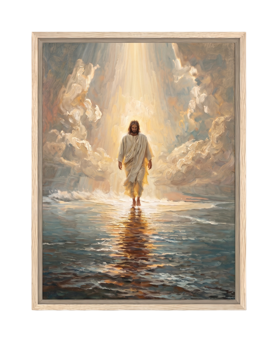 "Jezus Wandelt Op Water"