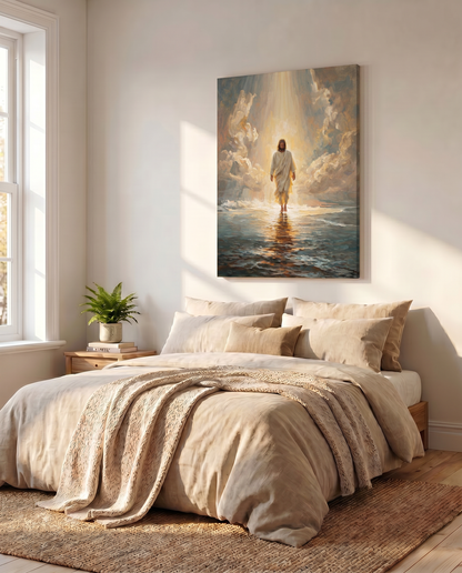 "Jezus Wandelt Op Water"