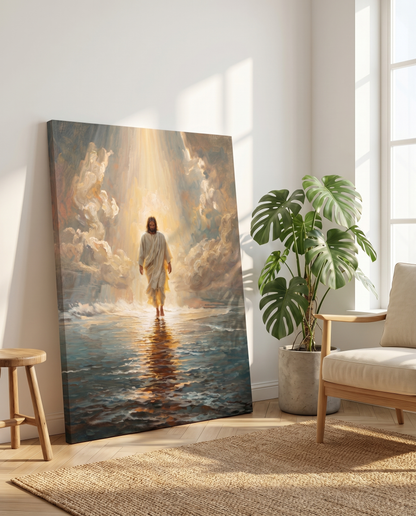 "Jezus Wandelt Op Water"